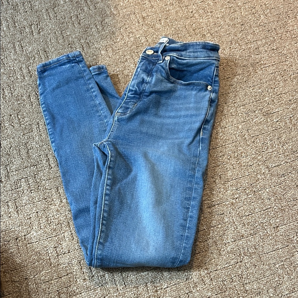 LOFT Women's Skinny Jeans in Blue